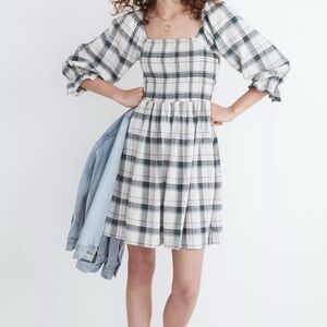 NWT Madewell Lucie Smock Dress